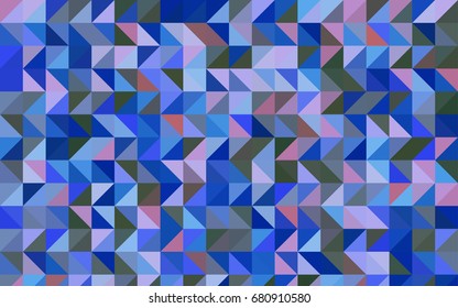 Light Blue, Green vector triangle mosaic template. A vague abstract illustration with gradient. The template can be used as a background for cell phones.