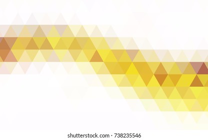 Light Blue, Green vector triangle mosaic template. An elegant bright illustration with gradient. The best triangular design for your business.