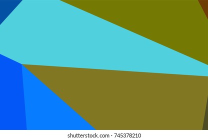 Light Blue, Green vector triangle mosaic pattern. Creative illustration in halftone style with gradient. The polygonal design can be used for your web site.
