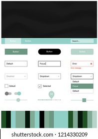 Light Blue, Green vector wireframe kit with abstract circles. Glitter abstract illustration with blurred bubble shapes.. This template you can use for landing pages.
