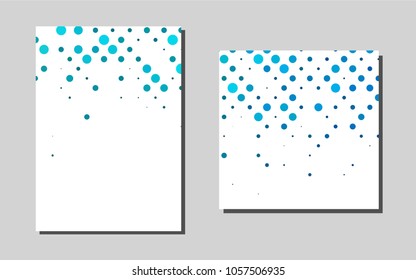 Light Blue, Greenvector background for presentations. Beautiful colored sample in A4 size. The pattern can be used for any ad, booklets.