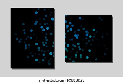 Light Blue, Greenvector banner for websites. Web interface on abstract background with colorful gradient. Completely new template for your brand book.