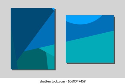 Light Blue, Greenvector banner for websites. Glitter abstract design concept with text box. The pattern can be used for any ad, booklets.