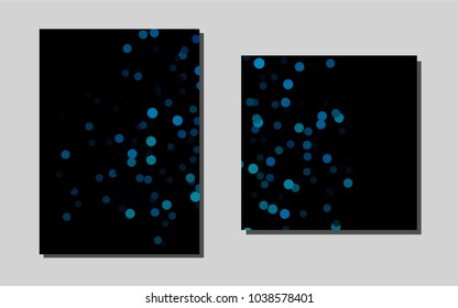 Light Blue, Greenvector brochure for ui, ux design. Web interface on abstract background with colorful gradient. The pattern can be used for any ad, booklets.