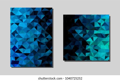 Light Blue, Greenvector brochure for ui, ux design. Glitter abstract design concept with text box. Pattern can be used as a template for calendars.