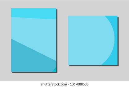 Light Blue, Greenvector brochure for ui, ux design. Web interface on abstract background with colorful gradient. Pattern for ads, leaflets, labels of your business.