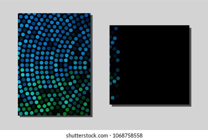 Light Blue, Greenvector cover for Envelopes. Modern abstract design concept with colorful gradient. Beautiful design for cover of notepads.
