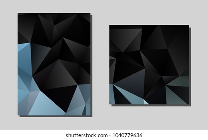 Light Blue, Greenvector pattern for posters. Abstract booklet on colored background with gradient. Pattern for ads, leaflets, labels of your business.