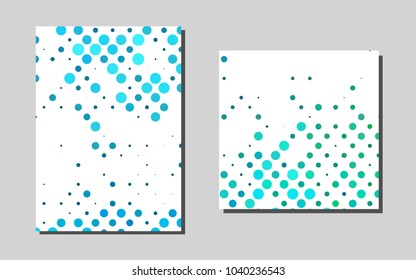 Light Blue, Greenvector template for landing pages. Booklet with textbox on colorful abstract background. Beautiful design for cover of notepads.