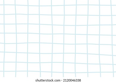 Light blue grid modern background. Hand drawn vector backdrop, cover, banner.