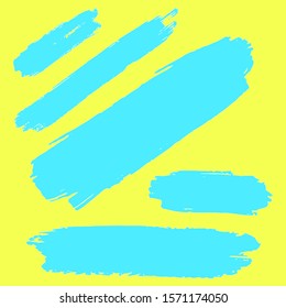 Light Blue Grunge Brushes. Grunge Strokes. Brush Painting. Watercolor Layer. Distress Wallpaper. Old Dirty Wall. Acrilyc Dirty Brushes. Grunge Brushes. Watercolor Dirty Art Paint.