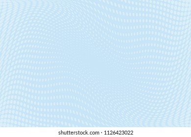 Light blue Halftone dotted background. Pop art style. Retro pattern with circles, dots, design element for web banners, posters, cards, Wallpaper, backdrops, sites.  Vector illustration