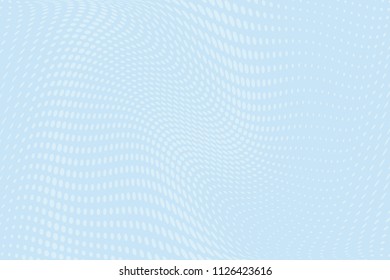 Light blue Halftone dotted background. Pop art style. Retro pattern with circles, dots, design element for web banners, posters, cards, Wallpaper, backdrops, sites.  Vector illustration