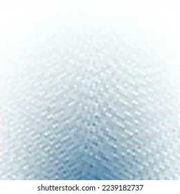 Light blue hexagon background. Vector graphics. Presentation template.