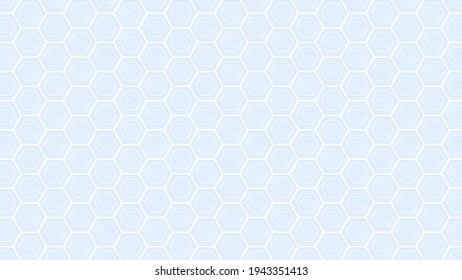 Light Blue Hexagon Modern Wallpaper. Hexagon Abstract Background. Vector Illustration
