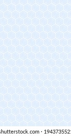Light Blue Hexagon Stories Background. Hexagon Pattern. Vector illustration