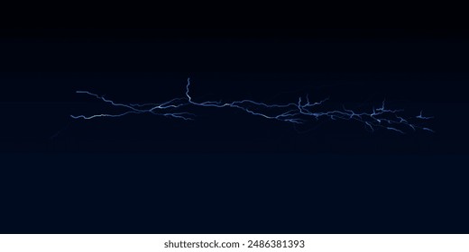 Light blue isolated vector lightning png. Realistic natural neon lightning effect.Thunderstorm. Strength Energy charge Thunder. Blitz Lightning Thunder Light Sparks Storm Flash