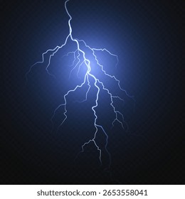 Vetor isolado azul claro png relâmpago. Realista natural neon efeito relâmpagoTrovoada. 19 de outubro de 2013 "Blitz Lightning Thunder Light Sparks Storm Flash Thunderstorm" .