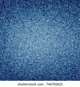 Light blue jeans texture. Denim background. Pattern for wallpaper and flyers. Jeans denim fabric background. Vector.