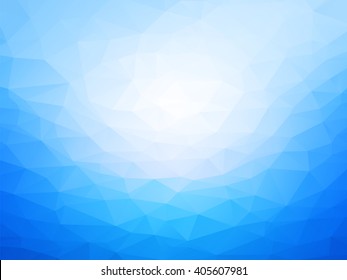 Light blue low poly background