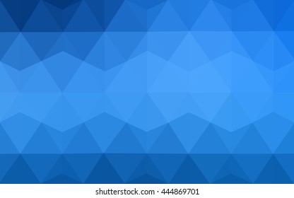Light blue low poly background. Colorful illustration in abstract style with gradient. A completely new template for your business design.