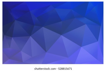 Light blue Low poly crystal background. Polygon design pattern. Low poly vector illustration, low polygon background.