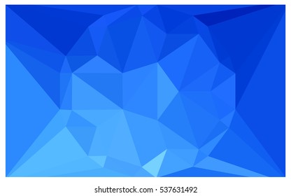 Light BLUE Low poly crystal background. Polygon design pattern. Low poly vector illustration, low polygon background.