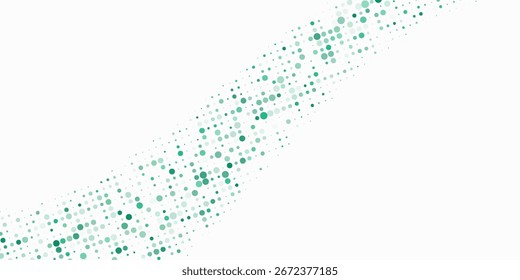 Light Blue, modern green vector red banner with set of circles, dots simple abstract modern design