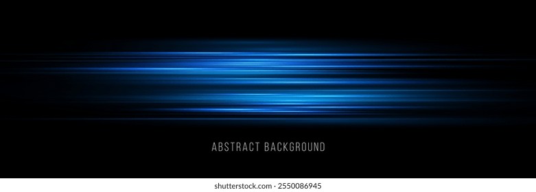 Light blue motion, cyan glowing neon lines. Sun ray glow abstract shine light effect starburst beam sunshine glowing isolated image. Realistic sun rays. 