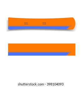 Light blue orange topsheet hard snowboard template for manufacturing