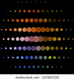 Light Blue, Orange vector texture with circles. Abstract illustration with colorful spots in nature style. Pattern for wallpapers, curtains.