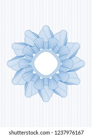 Light blue passport money rossete