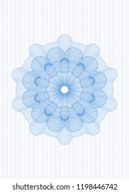 Light blue passport money style rossete
