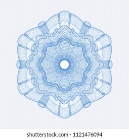 Light blue passport rossete