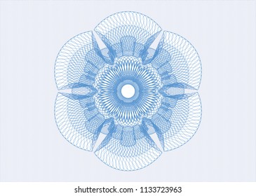 Light blue passport rossete