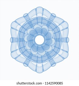 Light blue passport rossete