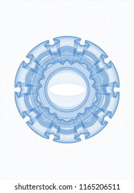 Light blue passport rossete