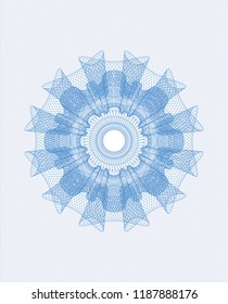 Light blue passport rossete