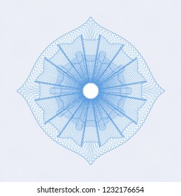 Light blue passport rossete
