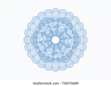 Light blue passport rossete