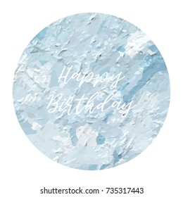 Light blue pastel circle background in vintage summer