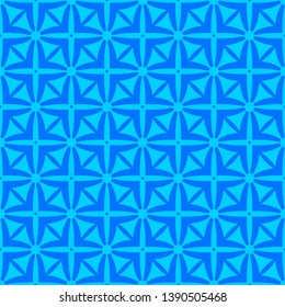 Light blue pattern on blue background. Seamless pattern. Abstract vector.