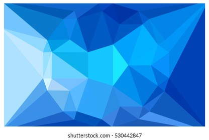 Light BLUE Pattern. Seamless triangular template. Geometric sample. Repeating routine with triangle shapes. Seamless texture for your design. Pattern can be used for background.