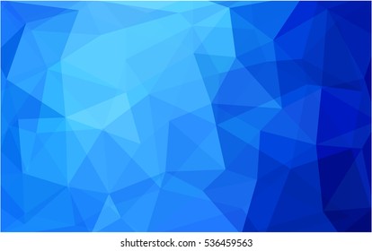 Light BLUE Pattern. Seamless triangular template. Geometric sample. Repeating routine with triangle shapes. Seamless texture for your design. Pattern can be used for background.