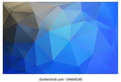Light BLUE Pattern. Seamless triangular template. Geometric sample. Repeating routine with triangle shapes. Seamless texture for your design. Pattern can be used for background.