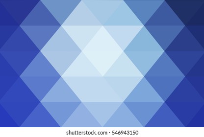 Light BLUE Pattern. Seamless triangular template. Geometric sample. Repeating routine with triangle shapes. Seamless texture for your design. Pattern can be used for background.