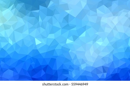 Light BLUE Pattern. Seamless triangular template. Geometric sample. Repeating routine with triangle shapes. Seamless texture for your design. Pattern can be used for background.