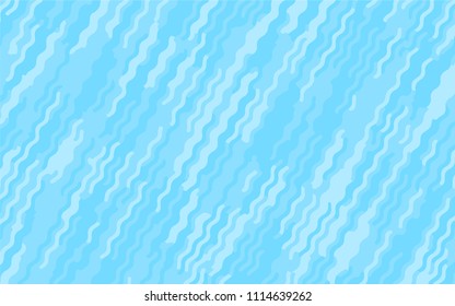Light Blue pattern with wavy lines. Modern minimalist design. A simple background for design sites, business cards, posters, advertising, banners. Vector illustration