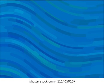 Light Blue pattern with wavy lines. Modern minimalist design. A simple background for design sites, business cards, posters, advertising, banners. Vector illustration