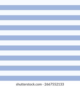 Light blue and periwinkle bold horizontal stripe seamless pattern background
